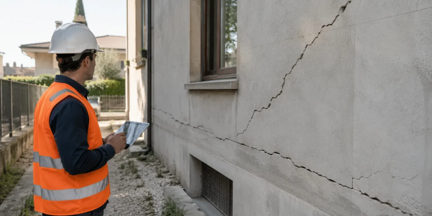 Cedimento Fondazioni Casa: Segnali, Cause e Rischi